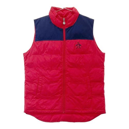 MUNSING WEAR マンシングウェア 中綿ベスト レッド系 サイズ：M ランク