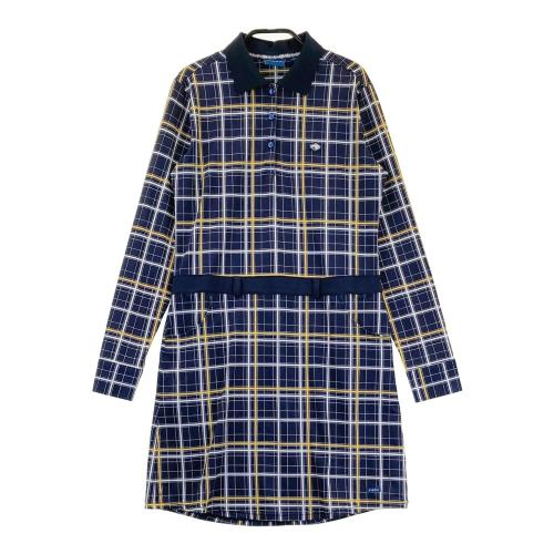 サイズ：M ST ANDREWS セントアンドリュース  レース ハイネック 長袖ワンピース  ブラック系 [240101438238] ゴルフウェア レディース ストスト ST ANDREWS セントアンドリュース レース ハイネック 長袖