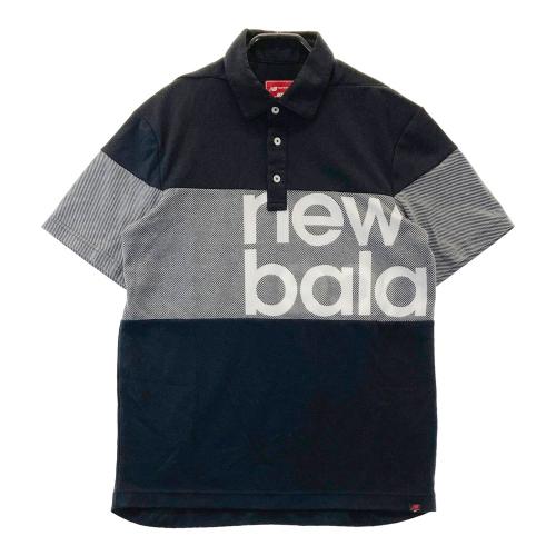 サイズ：4 NEW BALANCE GOLF ニューバランス  半袖 ポロシャツ 総柄 オレンジ系 [240101423921] ゴルフウェア メンズ ストスト NEW BALANCE GOLF ニューバランス 半袖ポロシャツ 総柄 イエロー