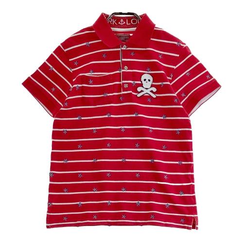 MARK&LONA マークアンドロナ Vネック ニットセーター レッド系 サイズ