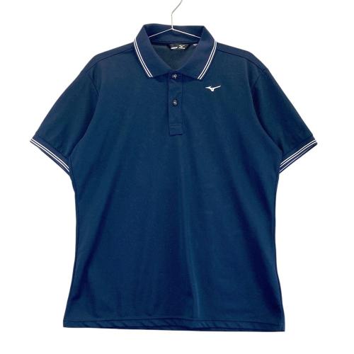 NEW BALANCE GOLF ニューバランス 半袖ポロシャツ 総柄 ネイビー