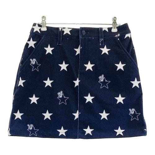 ジャックバニー インナー付 スカート 紺色　サイズ1（M） JACK BUNNY ジャックバニー インナー付 スカート ネイビー系