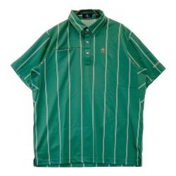Munsingwear - coco 中古 マンシングウェア Munsing wear メンズ 半袖ポロシャツ M 黄  イエロー ボタンダウン リーフ柄 Munsingwear - coco 中古 マンシングウェア Munsing wear メンズ