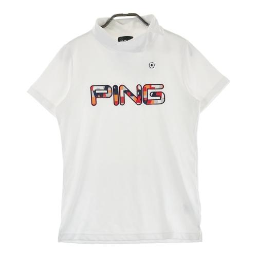 PING ピン ハイネック 半袖Tシャツ レッド系 サイズ：M ランク