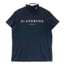 サイズ：L ST ANDREWS セントアンドリュース  フロントロゴ ハイネック長袖Tシャツ  ブルー系 [240101429932] ゴルフウェア レディース ストスト ST ANDREWS(セントアンドリュース) Tシャツ｜中古ゴルフウェア