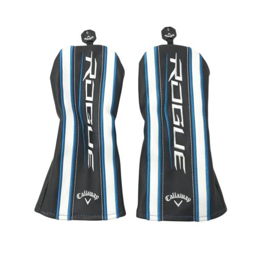 Callaway - coco 中古 キャロウェイ Callaway ヘッドカバー 黒 ブラック ローグ ROGUE 40TH ツアーエクスクルーシブ 5点セット ボア Callaway - coco 中古 キャロウェイ Callaway ヘッドカバー 黒