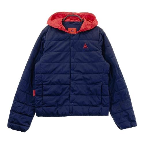 ルコックゴルフ◆ジップアップ 2way 中綿 ジャケット ネイビー Mサイズ ルコックゴルフ◇ジップアップ 2way 中綿 ジャケット ネイビー M