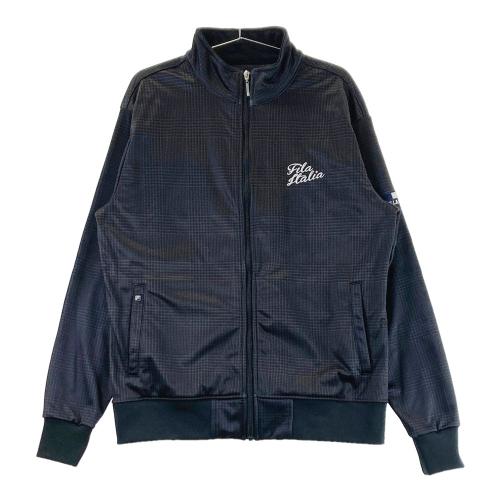 FILA GOLF フィラゴルフ 裏フリース 長袖ジップジャケット 総柄