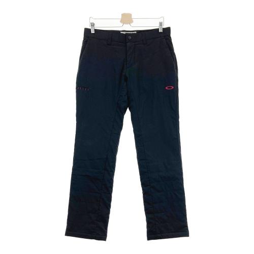 OAKLEY オークリー 中綿 ロングパンツ スカル刺繍 ブラック系 サイズ