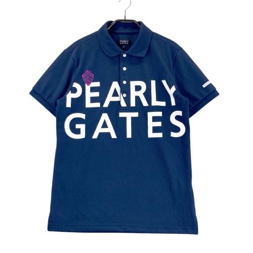 PEARLY GATES パーリーゲイツ 半袖ポロシャツ ネイビー系 サイズ