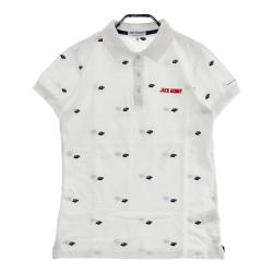 Jack Bunny!! ジャックバニー半袖ポロシャツ 花柄サイズ6 （ LL） COOL PASS 半袖ポロシャツ ＜スピーチバルーン柄＞ | Jack Bunny