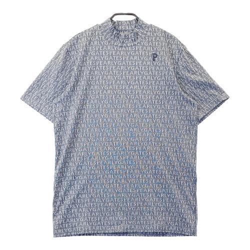 PSYCHO BUNNY サイコバニー ニットセーター ロゴ総柄 グレー系
