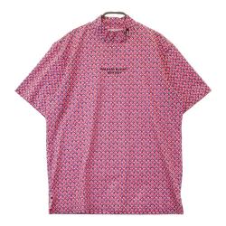 サイズ：4 MASTER BUNNY EDITION マスターバニーエディション  ハイネック 半袖Tシャツ  レッド系 [240101489147] ゴルフウェア メンズ ストスト SWAGGY BUNNY】SPXネオメッシュ 半袖ハイネックカットソー