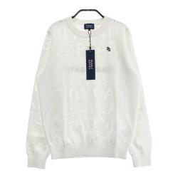 パーリーゲイツ☆レディース☆クルーネックニット☆サイズ1 パーリーゲイツ PG 【静電防止】ニットベスト付きジャガードロゴ