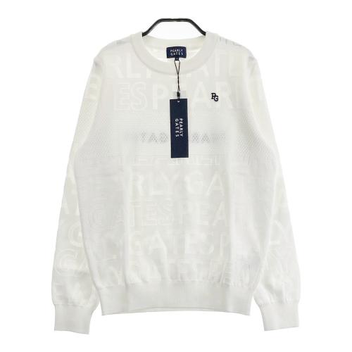 PEARLY GATES パーリーゲイツ 2024年モデル ニットセーター ロゴ 総柄