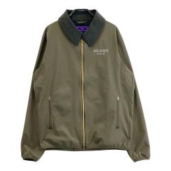 サイズ：S BEAMS GOLF ビームスゴルフ  裏地付 ニットジャケット  ブラック系 [240101342869] ゴルフウェア メンズ ストスト 新品】BEAMS GOLF ビームスゴルフ 裏地付 ニットジャケット