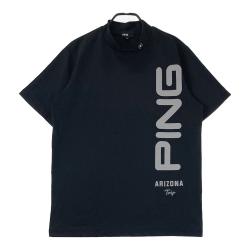 サイズ：L PING ピン  ジップパーカー 総柄 ネイビー系 [240101498697] ゴルフウェア メンズ ストスト サイズ：L PING ピン ジップパーカー 総柄 ネイビー系