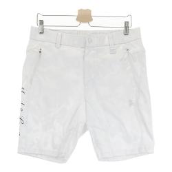 マークアンドロナ MARK&LONA ハーフパンツ スカル　ホワイト Lサイズ MARK&LONA(マークアンドロナ) ショートパンツ｜中古ゴルフウェア