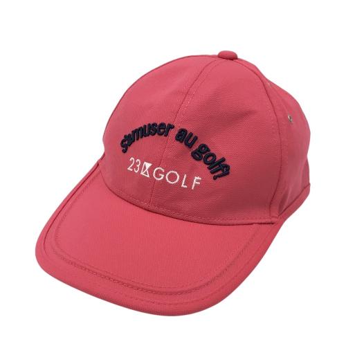 23区GOLF ニジュウサンクゴルフ キャップ ピンク系 ランク：A 【中古