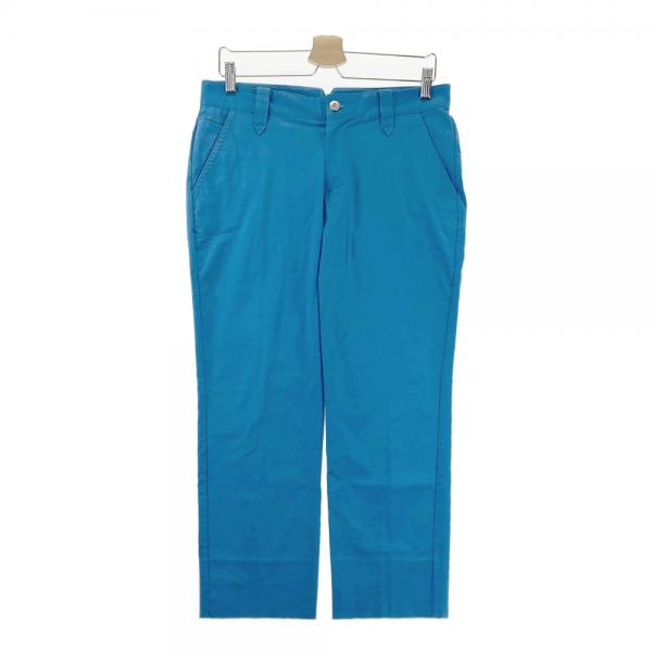 AND PER SE アンパスィ ストレッチ ロングパンツ ブルー系