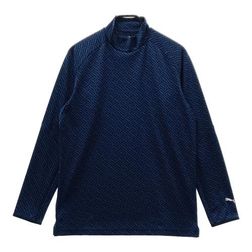 サイズ：XL PUMA GOLF プーマゴルフ  ニット切替 ジップジャケット  ネイビー系 [240101463867] ゴルフウェア メンズ ストスト サイズ：XL PUMA GOLF プーマゴルフ ニット切替 ジップ