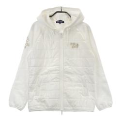 23区GOLF ニジュウサンク ゴルフ フード付 中綿 ジャケット グレー 2 23区 GOLF(ニジュウサンクゴルフ)｜中古ゴルフウェア通販サイト