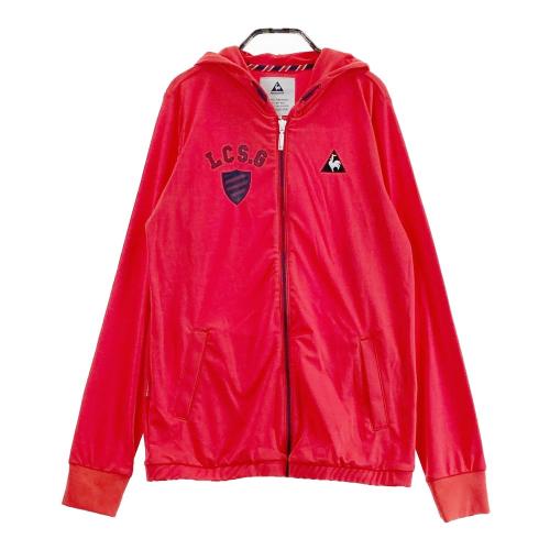 サイズ：M LE COQ GOLF ルコックゴルフ  ジップジャケット  レッド系 [240101438725] ゴルフウェア レディース ストスト LE COQ GOLF ルコックゴルフ ジップジャケット レッド系 サイズ