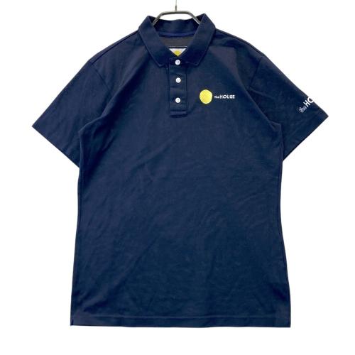 サイズ：M LE COQ GOLF ルコックゴルフ  半袖ポロシャツ  ネイビー系 [240101456823] ゴルフウェア メンズ ストスト LE COQ GOLF ルコックゴルフ 半袖ポロシャツ ネイビー系 M