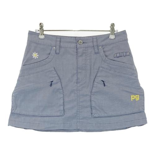 PEARLY GATES パーリーゲイツ スカート チェック柄 ブルー系