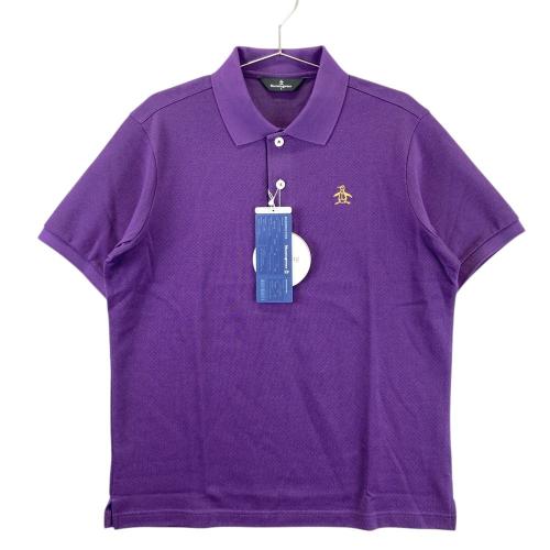 サイズ：M MUNSING WEAR マンシングウェア  半袖シャツ 花柄 イエロー系 [240101448412] ゴルフウェア メンズ ストスト MUNSING WEAR マンシングウェア 半袖シャツ 花柄 イエロー系