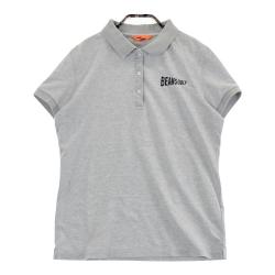サイズ：M BEAMS GOLF ビームスゴルフ  ノースリーブポロシャツ ボーダー柄 レッド系 [240101414324] ゴルフウェア レディース ストスト BEAMS GOLF ビームスゴルフ ノースリーブポロシャツ ボーダー柄