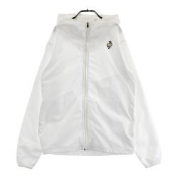 【le coq sportif golf】ホワイト フード付き ゴルフジャケット LE COQ SPORTIF GOLF COLLECTION(ルコックスポーティフ ゴルフ