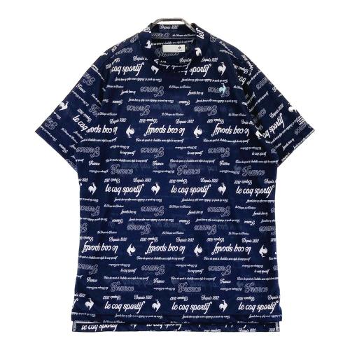 サイズ：5 HERG1　エルグワン 2023年モデル 半袖Tシャツ スタンドカラー  ネイビー系 [240101492974] ゴルフウェア メンズ ストスト HERG1 エルグワン 2023年モデル 半袖Tシャツ スタンドカラー