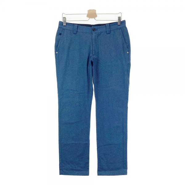 AND PER SE アンパスィ ストレッチ ロングパンツ ネイビー系