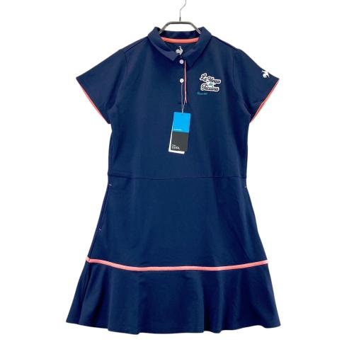 サイズ：L LANVIN SPORT ランバン スポール VLX0262A3 2024年モデル メッシュ切替 レギンスパンツ  ブラック系 [240101454593] ゴルフウェア レディース ストスト LANVIN SPORT ランバン スポール VLX0262A3 2024年モデル