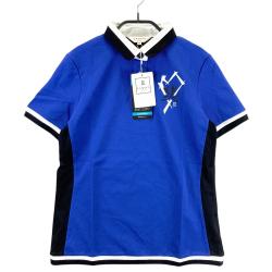 新品未使用　ランバンスポール ゴルフ　半袖　ゴルフウェア LANVIN SPORT 公式 ランバン スポール 鹿の子 半袖ポロシャツ