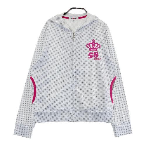 サイズ：L CALLAWAY キャロウェイ  ジップジャケット カモフラ ピンク系 [240001285447] ゴルフウェア レディース ストスト サイズ：L CALLAWAY キャロウェイ ジップジャケット カモフラ