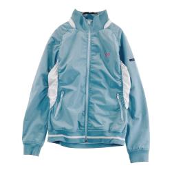 サイズ：1 MASTER BUNNY EDITION マスターバニーエディション  ジップ ジャケット  グレー系 [240101426675] ゴルフウェア レディース ストスト サイズ：1 MASTER BUNNY EDITION マスターバニーエディション 裏