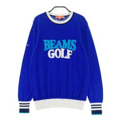 BEAMS GOLF ビームスゴルフ ニットセーター ブルー系 サイズ：L