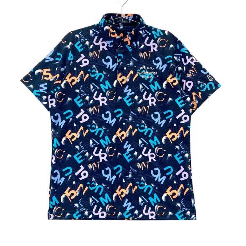 【マンシングウェア】半袖 ポロシャツ　L　ゴルフ メンズ　ネイビー　新品タグ付き サイズ：L MUNSING WEAR マンシングウェア MGMTJA04 半袖