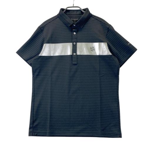 サイズ：LL ST ANDREWS セントアンドリュース  長袖ポロシャツ  ブラック系 [240101484222] ゴルフウェア メンズ ストスト ST ANDREWS セントアンドリュース 長袖ポロシャツ ブラック系