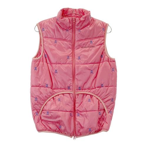 JACK BUNNY ジャックバニー ; 2WAY 中綿ベスト 総柄 ネイビー系 サイズ