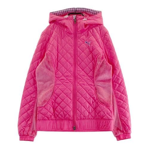 PUMA GOLF プーマゴルフ ボア切替 中綿ジップジャケット ピンク