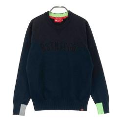 サイズ：6 NEW BALANCE GOLF ニューバランス  ニット セーター  ブラック系 [240101452458] ゴルフウェア メンズ ストスト NEW BALANCE GOLF(ニューバランスゴルフ) ニット｜中古ゴルフ
