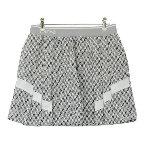○☆新品未使用 PING（ピン） バイアスロゴ スカート M ホワイト PING