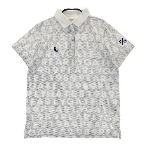 パーリーゲイツゴルフ珍しいブラックポロシャツサイズ0 PEARLY GATES パーリーゲイツ 2023年モデル 半袖ポロシャツ