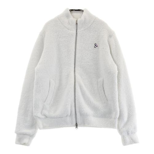 サイズ：L ADIDAS GOLF アディダスゴルフ 2024年 裏起毛 ジップジャケット  ホワイト系 [240101488376] ゴルフウェア レディース ストスト ADIDAS GOLF アディダスゴルフ 2024年 裏起毛 ジップジャケット