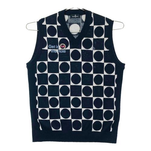 MUNSING WEAR マンシングウェア ニットベスト ネイビー系 サイズ