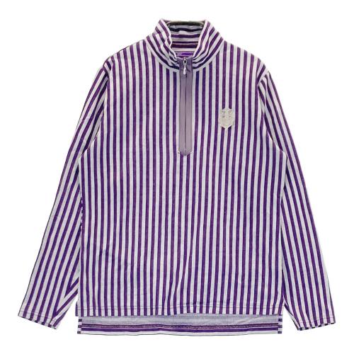 BEAMS GOLF ビームスゴルフ ハーフジップ半袖Tシャツ ネイビー系