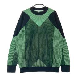 サイズ：S ADIDAS GOLF アディダスゴルフ 2024年 ニット セーター  ブラック系 [240101436098] ゴルフウェア レディース ストスト セール】スリーストライプス セーターポンチョ【adidas Golf